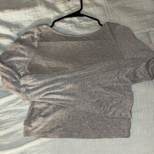 LAmade Gray Long Sleeve Top